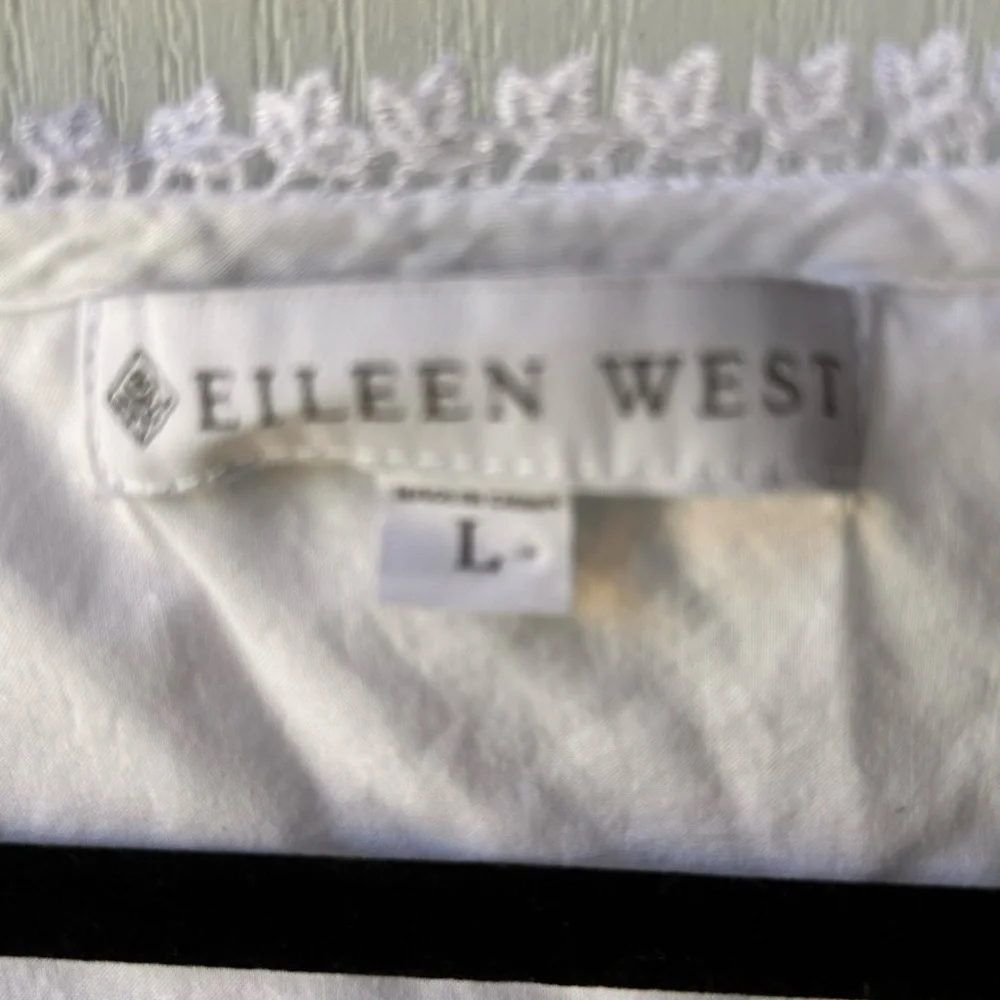 Eileen West L Cotton Pintuck Ballet Nightgown NWOT - Picture 4 of 16